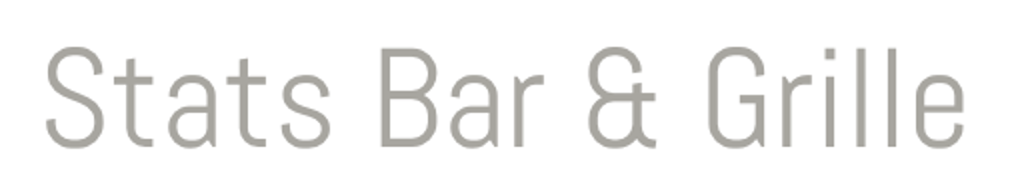 Stats Bar and Grille