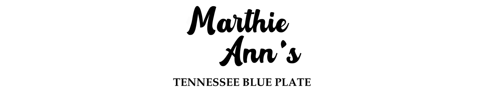 Marthie Ann's Tennessee Blue Plate